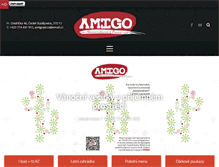 Tablet Screenshot of amigopizza.cz