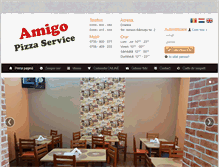 Tablet Screenshot of amigopizza.ro